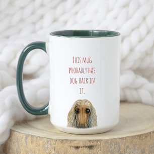 Funny Watercolor 100% Afghan Hound Anpassningsbar Mugg