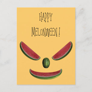 Funny Watermelons Emoticon Vykort