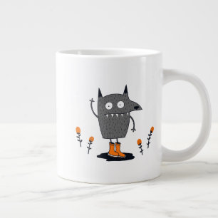 Funny Wave Monster Jumbo Mugg
