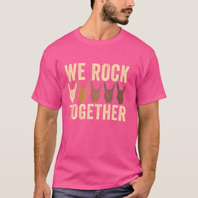 Funny We Sten Tillsammans T Shirt (Framsida)