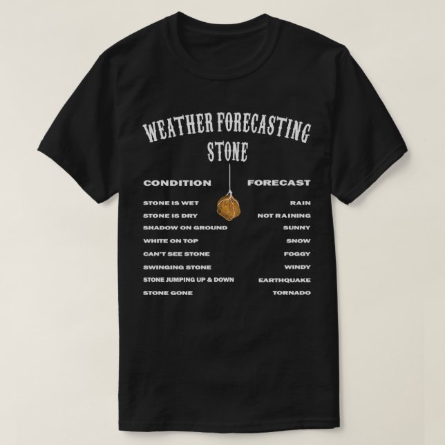 Funny Weather Forecasting Meteorology Weatherman S T Shirt (Design framsida)