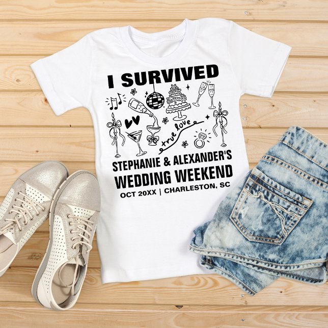 Funny Wedding Merch Custom Wedding Favor Keepsake T Shirt (Skapare uppladdad)