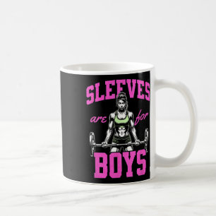 Funny Weightlift Bodybuilding Woman Sleeves Jok Kaffemugg
