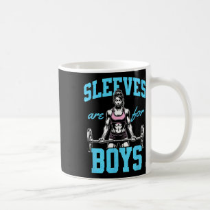 Funny Weightlift Bodybuilding Woman Sleeves Jok Kaffemugg