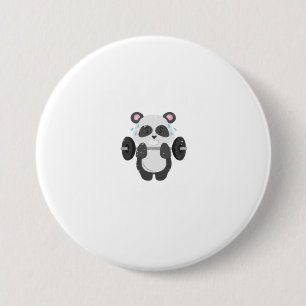 Funny Weightlift Gym Panda Beast Workout Knapp