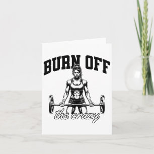 Funny Weightlyftande Bodybuilding Power Liiting sa Kort