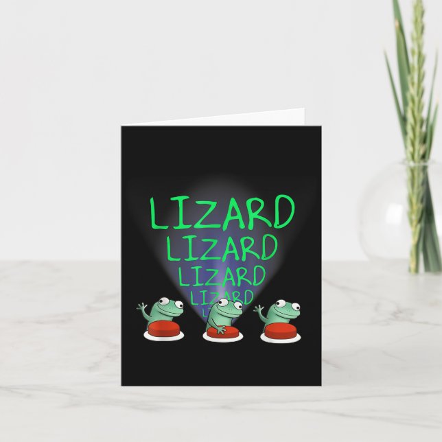 Funny Weirdcore Animal Women Manar Lizard Liz Kort (Framsida)