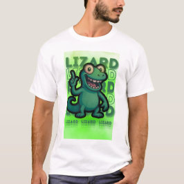 Funny Weirdcore Lizard Lizard Meme T-Shirt