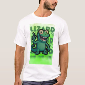 Funny Weirdcore Lizard Lizard Meme T-Shirt