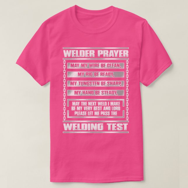FUNNY WELDER PRAYER T SHIRT (Design framsida)