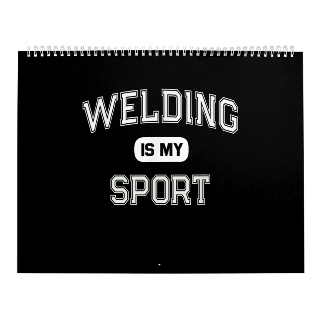 Funny Welder | Svetsning är min sport Kalender (Omslag)