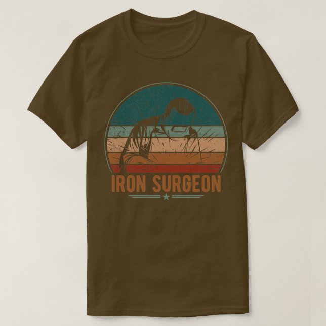 Funny Welder Welding Weld Retro Järn Surgeon T Shirt (Design framsida)