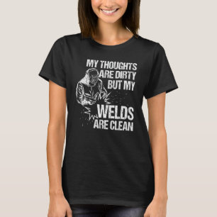 Funny Welding Designing För manar Pappa Metall Wor T Shirt