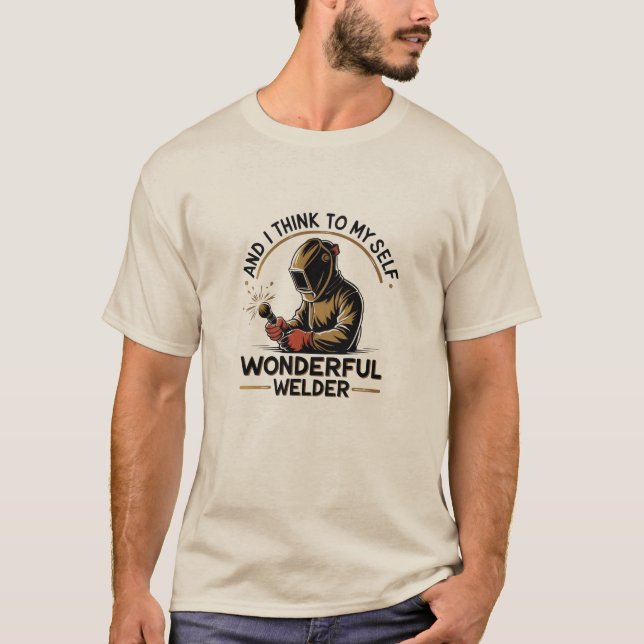 Funny Welding Graphic Tee for Welders (Framsida)