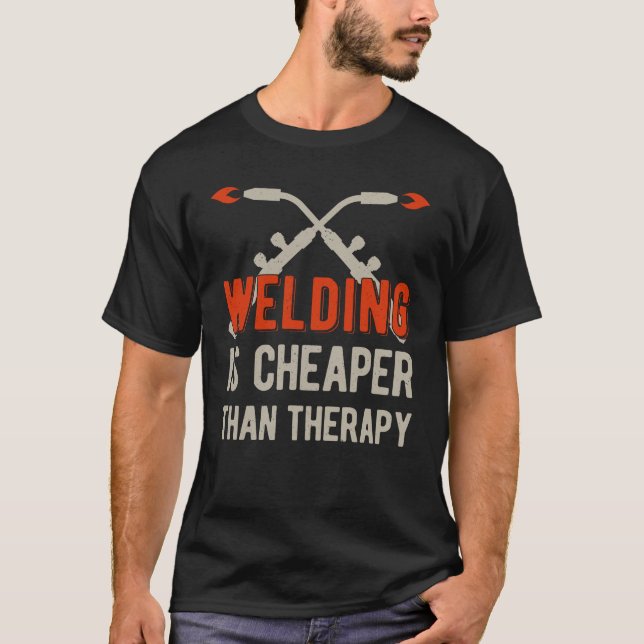 Funny Welding T Shirt (Framsida)
