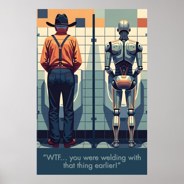 Funny welding themed poster (Framsidan)
