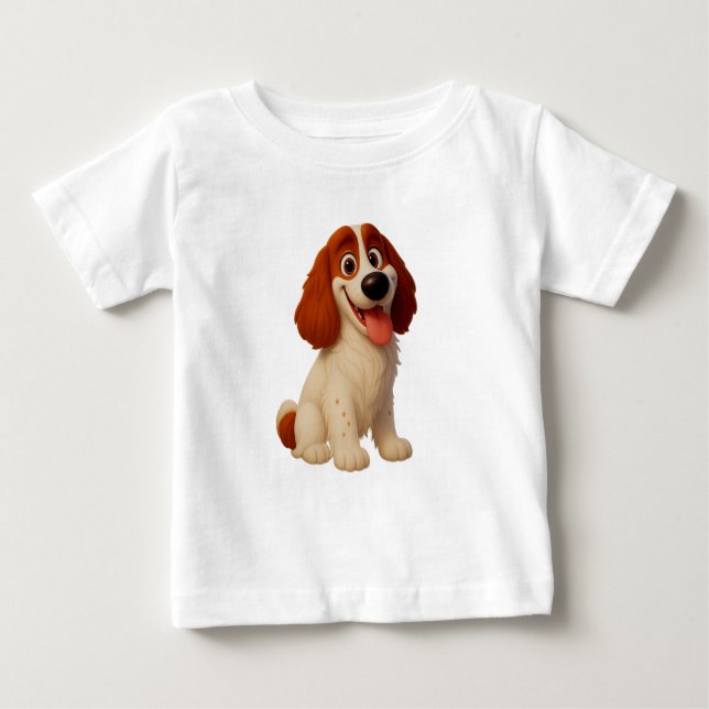Funny Welsh Springer spanel T Shirt (Framsida)