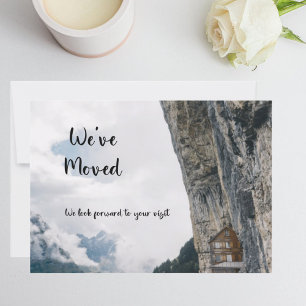 Funny Weve Flyttat Nya adress Cliff House Meddelande