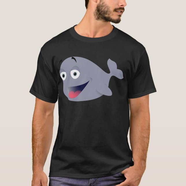 Funny Whale Tee Shirt (Framsida)