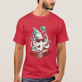Funny Whats Kraken Giant Octopus Tecknad T Shirt