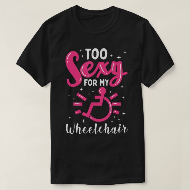 Funny Wheelcourt Handicfied Girl Leg Amputee T-Sh T Shirt (Design framsida)