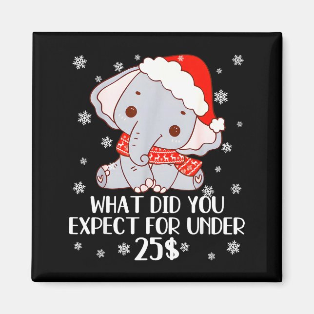 Funny White Elephant Pjs For Adults Under 15 20  Magnet (Framsidan)