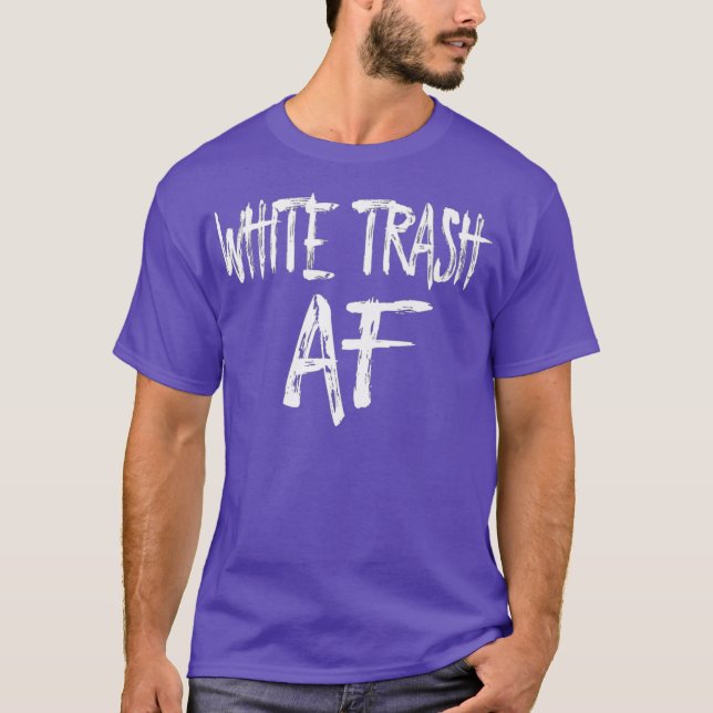 FUNNY WHITE SOPOR AF Costume Gift T Shirt (Framsida)