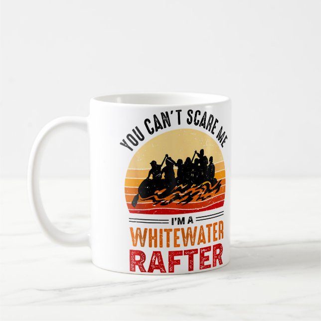 Funny Whitewater Raft Design For Whitewater Raftin Kaffemugg (Vänster)