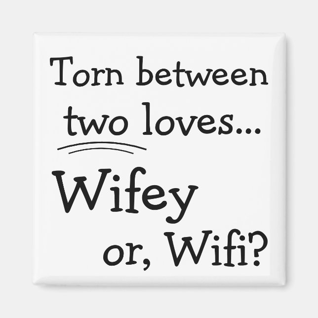 Funny Wifey eller Wifi Magnet (Framsidan)