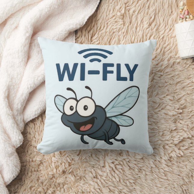 Funny Wifi Kudde (Filt)