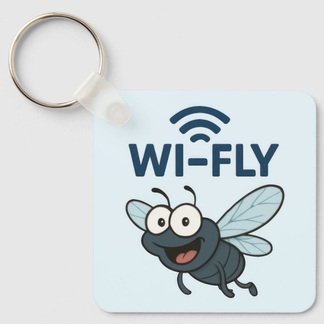 Funny Wifi Nyckelring (Framsida)