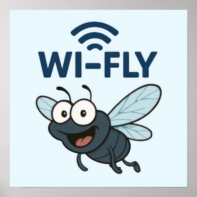 Funny Wifi Poster (Framsidan)