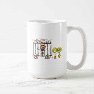 Funny WildblommTecknad Vild Crazy Gardener Mugg