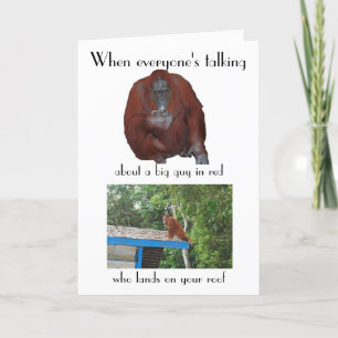 Funny Wildlife-jul Helgkort