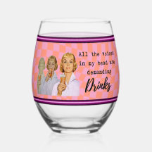 Funny Wineglass Best Friend Gift "Prune"