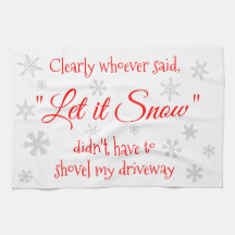 Funny Winter Snö Sassy Quote Typography