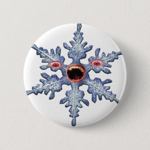 Funny Winter Snowflake Zombie Knapp