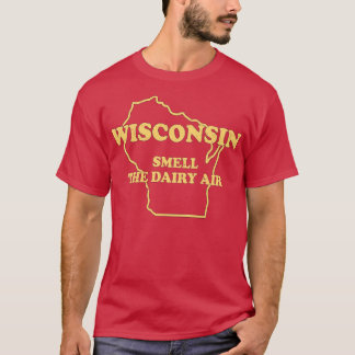 Funny Wisconsin Smell Dairy Luft Vintage Wiscon T Shirt