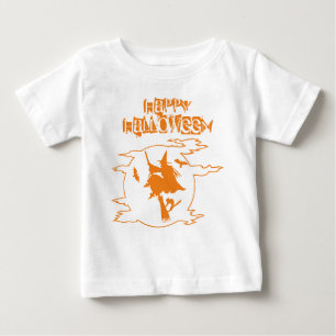 Funny Witch Broomstick World Halloween Typography T-shirt