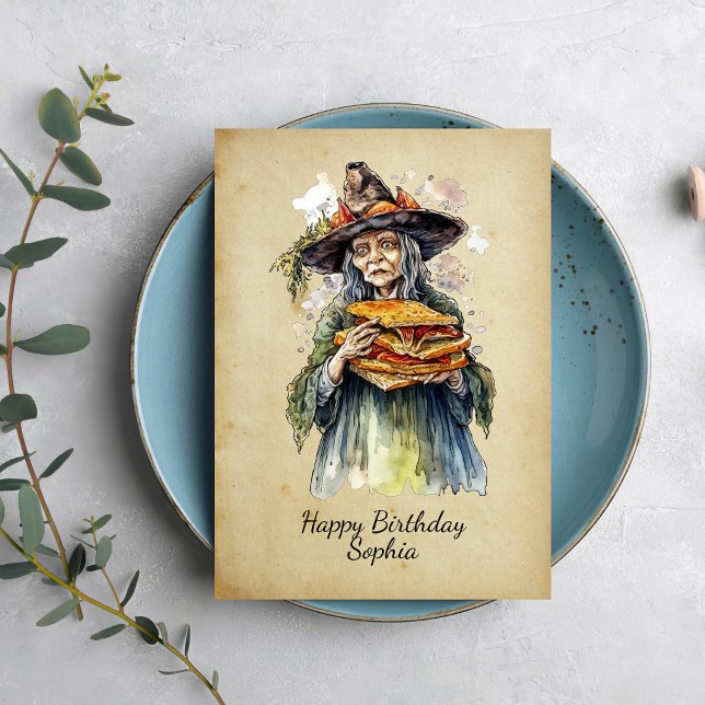 Funny Witch Kort (Skapare uppladdad)