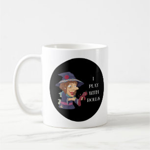 Funny Witch Voodoo Kaffemugg