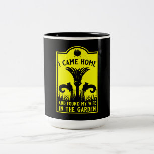 Funny Witch Wife Två-Tonad Mugg