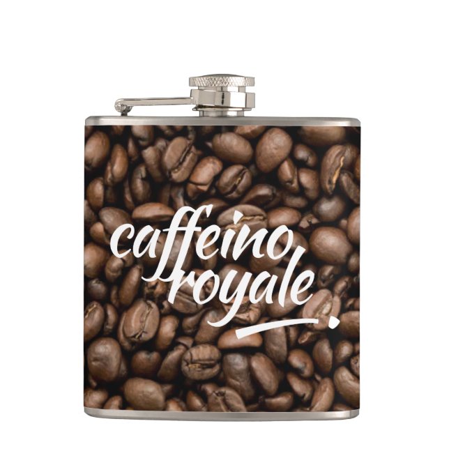 Funny Witty Pun Caffeino Royale Fickplunta (Framsidan)