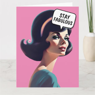 FUNNY WOMAN FRIEND BIRTHDAY FRIEND CARD KORT