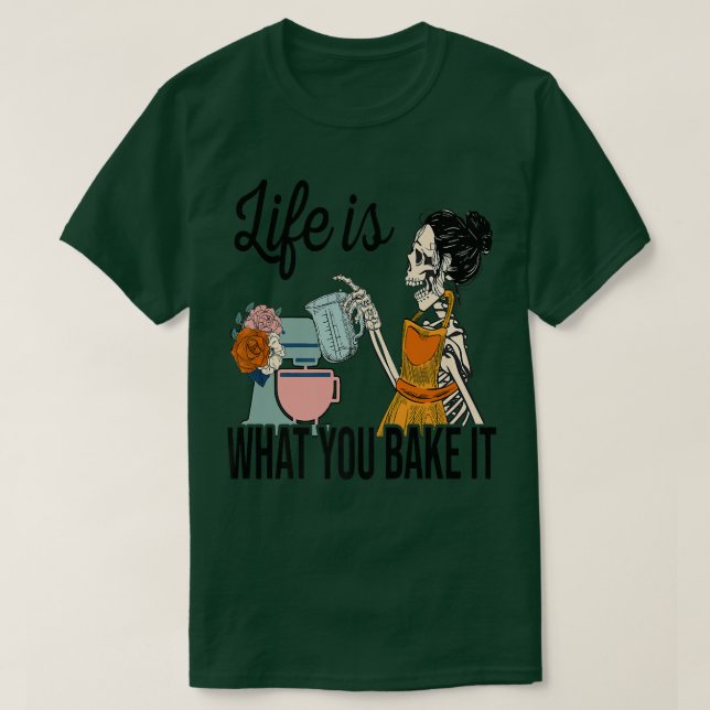 Funny women woman baking baker hobby food cakes cu t shirt (Design framsida)