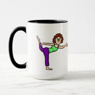 Funny Women Yoga Mugg