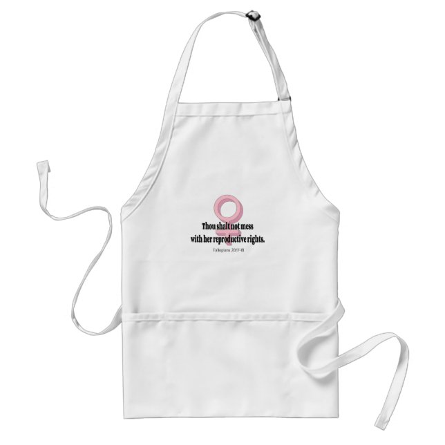 Funny Womens-Höger, citat Förkläde (Framsidan)