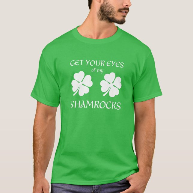 Funny Womens St patricks day Vuxen Irish Joke Humo T Shirt (Framsida)