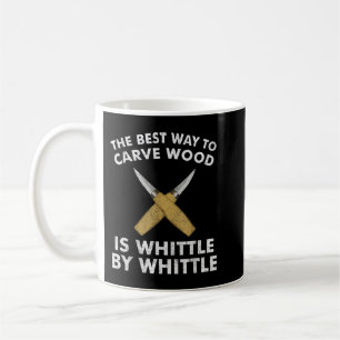 Funny Wood Carving Whittling Woodworking Carpenter Kaffemugg