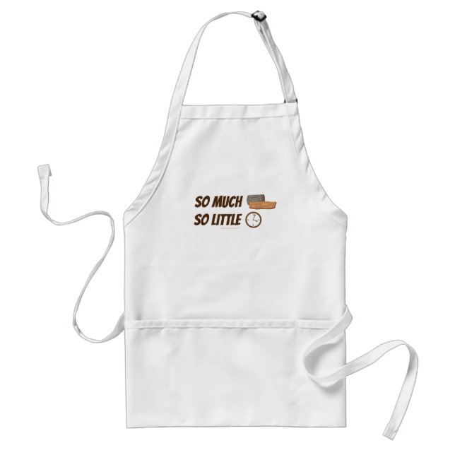 Funny Wood Shop Apron for Wood Worker Woodturner Förkläde (Framsidan)